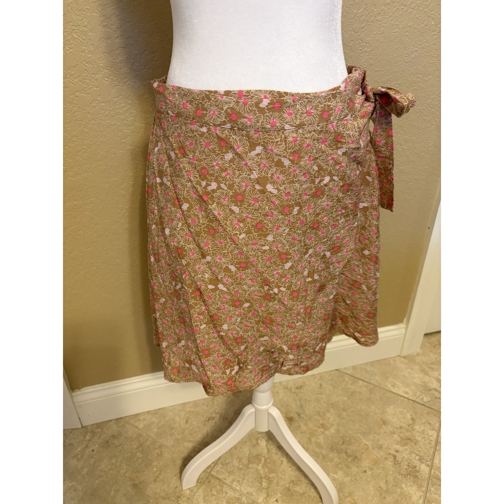 Vero‎ Moda High waisted Short Floral Wrap Skirt, Large, Cottagecore
